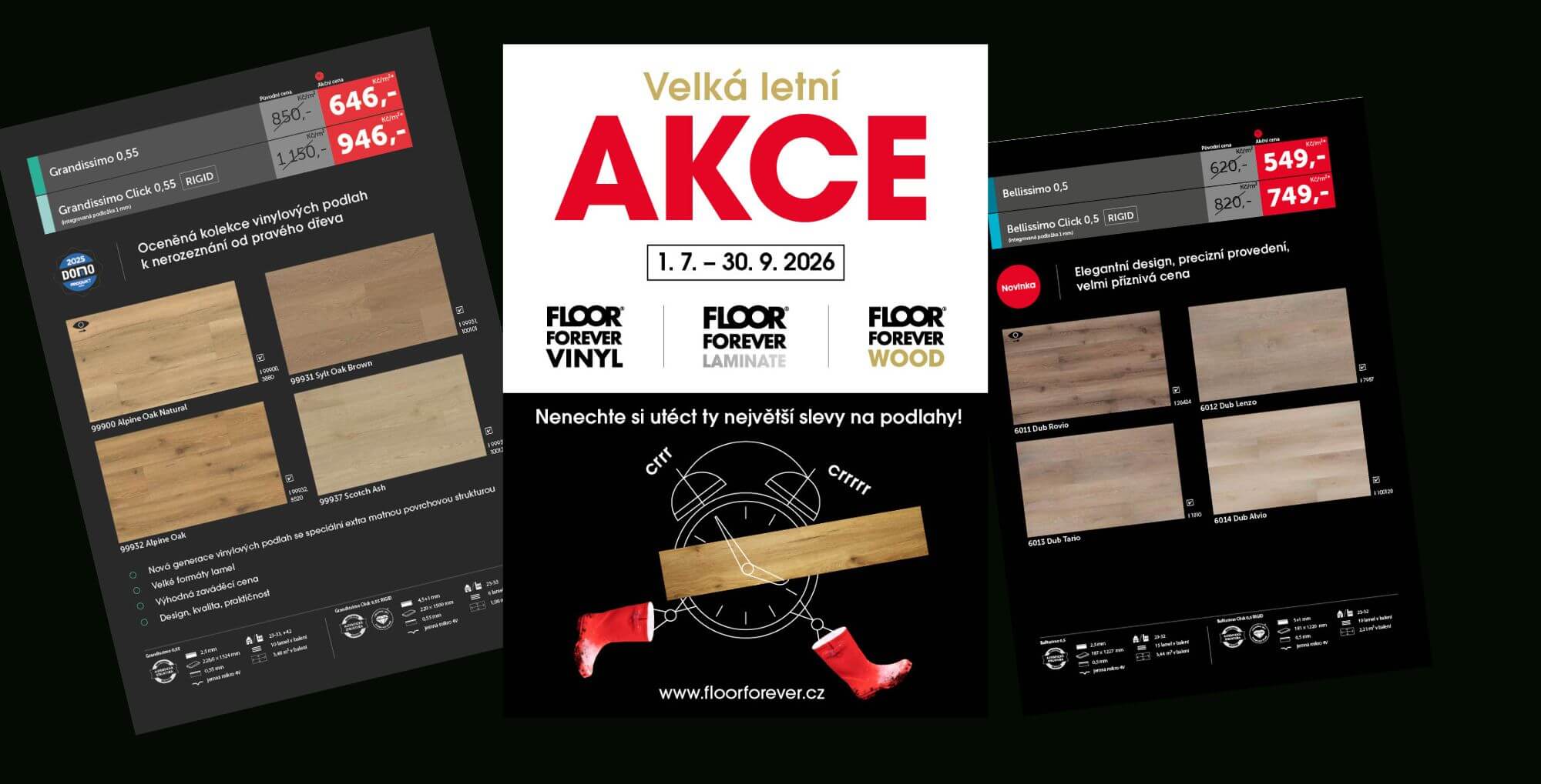 AKČNÍ LETÁK FLOOR FOREVER Akční leták od 1. 7. do 30. 9. 2026